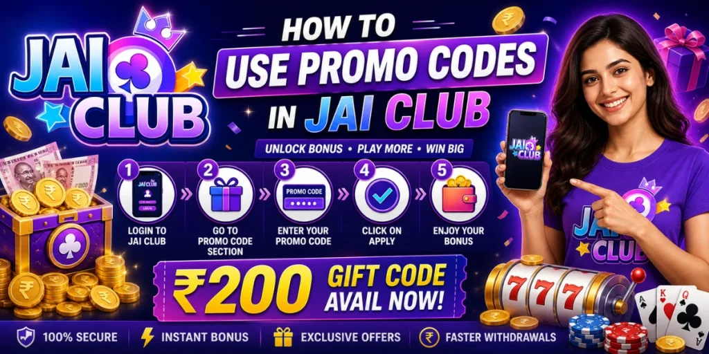 How to Use Promo Codes in Jai Club